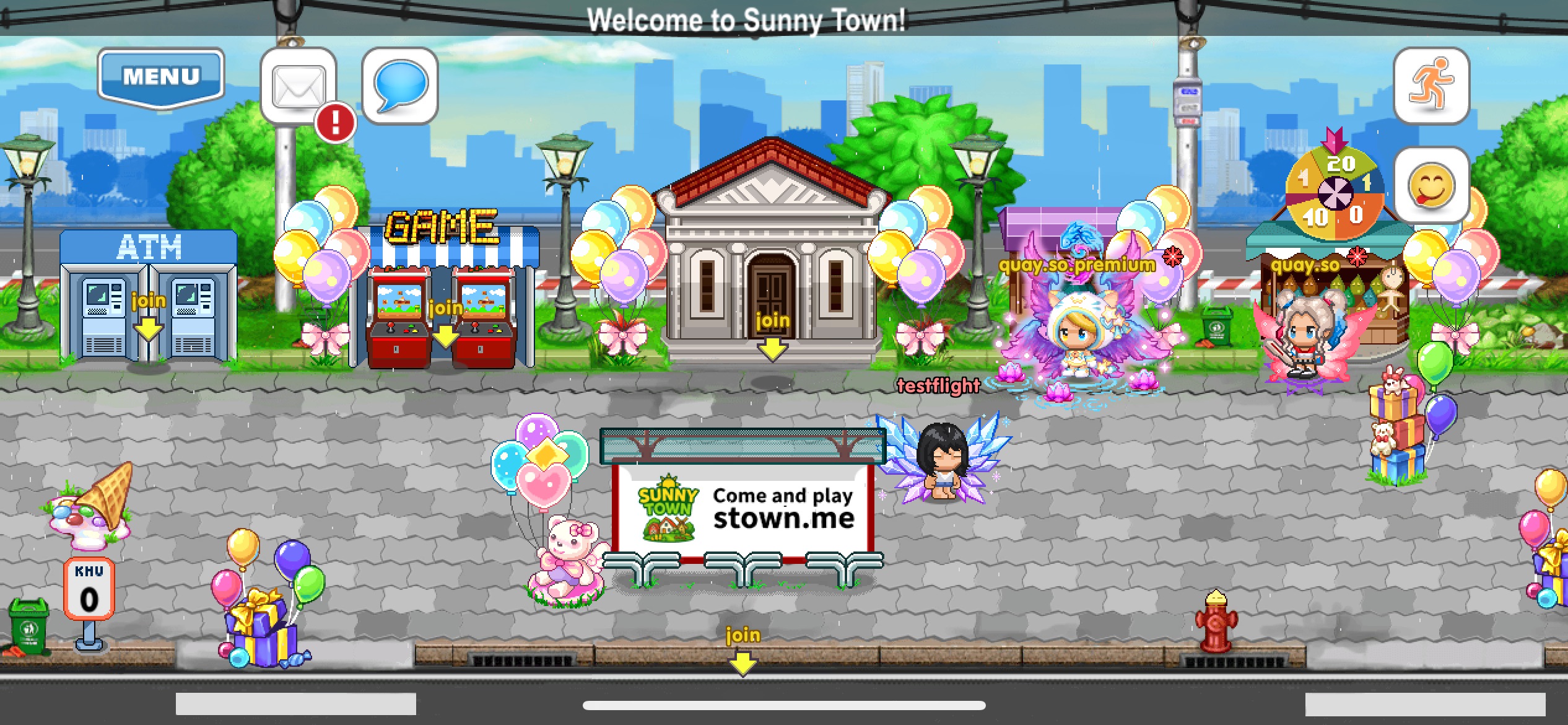 SunnyTown iOS - Landscape version